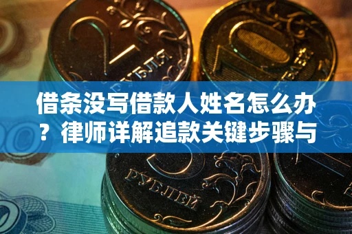 济南借条没写借款人姓名怎么办？律师详解追款关键步骤与证据链构建