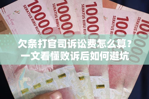 济南欠条打官司诉讼费怎么算？一文看懂败诉后如何避坑