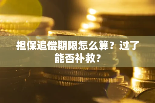 济南担保追偿期限怎么算？过了能否补救？